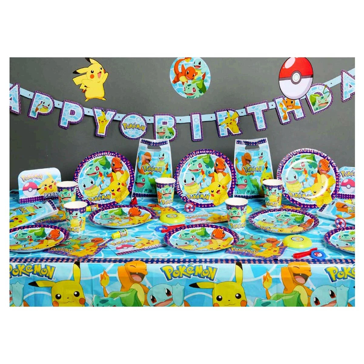 Pokemon Birthday Party Decoration Party Supplies Decoration