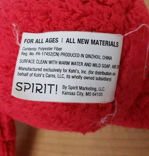 Monstruo rojo de peluche Kohls Cares Sesame Street Elmo 13" - Imagen 11 de 13