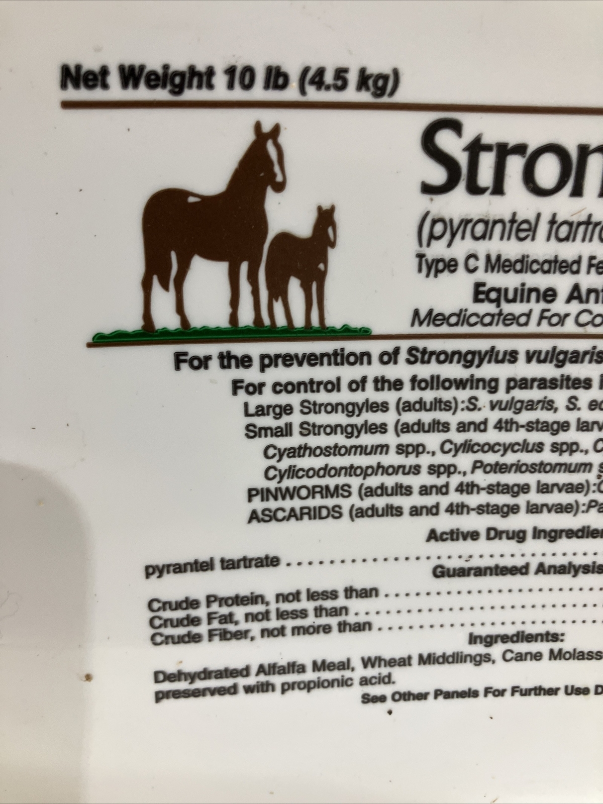 NEW 10 Strongid C2x Dewormer For Horses Provides 80 Days Of
