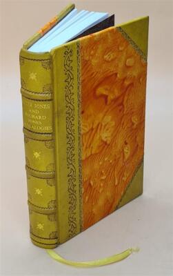 Peter Jones And Richard Jones Genealogies 1924 [Leather Bound]