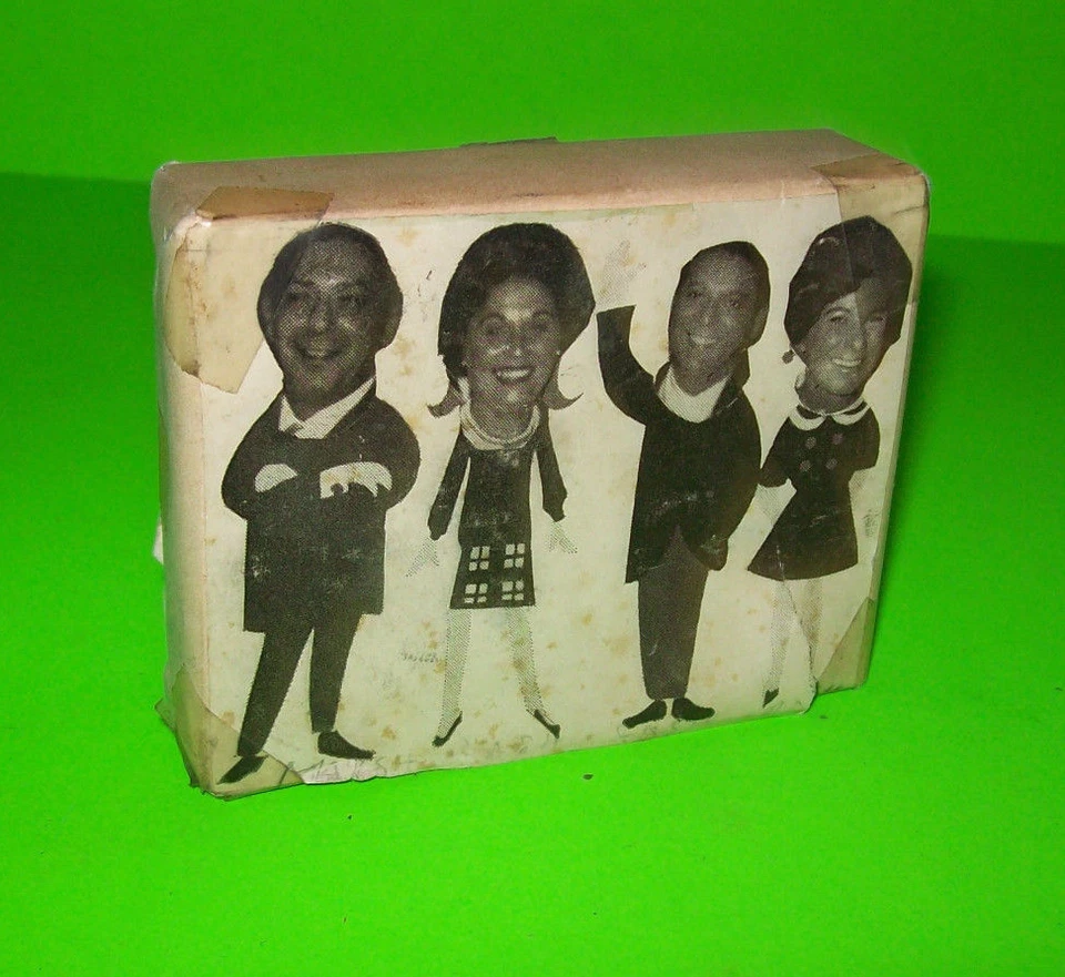 Impresoras de madera de metal vintage placa de sello callejón Gordens? Atlantic City Nueva Jersey Foto 3 de 4