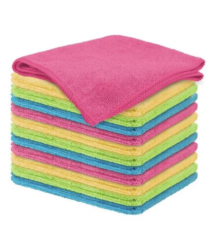 Sabco Home Clean Microfibre Cloths Antibacterial Household Cleaning 30x30cm 20pk - Picture 2 of 3