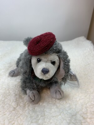 Vintage 1993 Ty Attic Treasure Beanie Baby CHERI OOH LA LA - French Poodle Plush