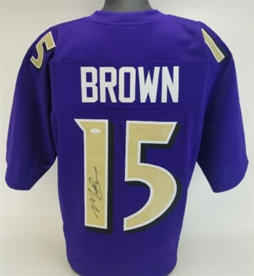 Marquise Brown Signed Baltimore Ravens Jersey (JSA COA) 2019 1st Rd Draft  Pick