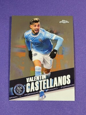 2022 Topps Chrome MLS Valentín Castellanos #39 New York City FC (A)