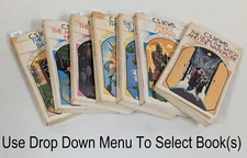 Vintage Chronicles of Narnia Paperback Books ~ C. S. Lewis ~ Acceptable