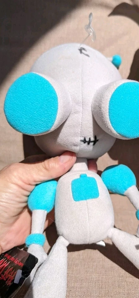 Invader Zim's Robot (Gir)  Plush Hot Topic Exclusive 2002 Nickelodeon Viacom NWT - Image 2 of 4