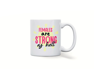 Personalisierte Tasse Frauen sind stark, individuelle Tasse, Erwachsene Geburtstag, Geburtstagsgeschenk