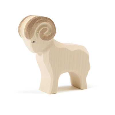 Schafbock - Ostheimer 11601 auch für Krippe Krippenfigur Schaf-Bock NEU