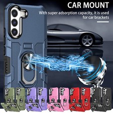 For Samsung Galaxy A56 A36 A16 A25 A55 Rugged Kickstand Heavy Duty Magnetic Case