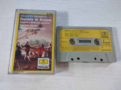 Joaquín Rodrigo Konzert de Aranjuez Behrend Gitarre - Tape Kassette