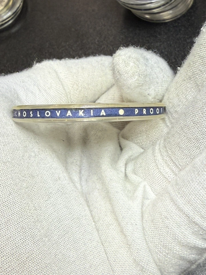 Czechoslovakia 10 Korun ND(1965) Silver KM#58 Proof In Original Mint Capsule F2 - Image 4 of 4