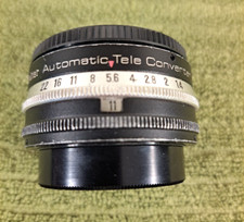 Vintage Vivitar Automatic Tele Converter 2X-1 w Caps M42 - Made in Japan