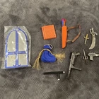 Lot- Vintage Mattel/Barbie Doll Accessories Random Plastic Weapons Shield Swords