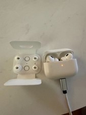 Apple AirPods Pro 2nd Generation with MagSafe Wireless Charging Case - White