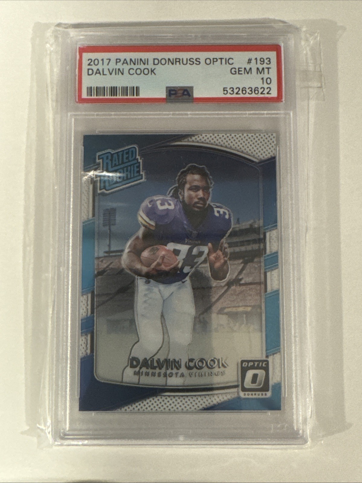 Dalvin Cook Panini Donruss Optic #193 Holo
