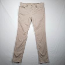 Ann Taylor LOFT Pants Womens 6 Petite Beige Tan Modern Skinny Corduroy Stretch