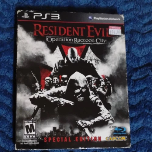 Resident Evil: Operation Raccoon City Capcom PS3 Special SteelBook Manual Multi…
