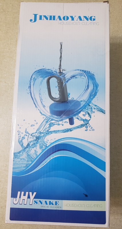 JINHAOYANG JHY Snake Drain Snake Cleaner, 25 feet