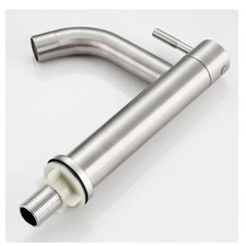 Bathroom Waterfall Bathroom Sink Single Cold Water Faucet G1/2 Silver FS6A0194NP