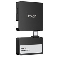 Lexar SL400 1TB Portable SSD with Hub, Black