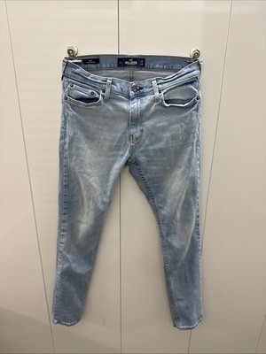 Hollister Jeans Mens 30x30 Skinny Epic Flex Light Wash