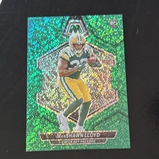 2024 Panini Mosaic 💥#’d 4/8💥 MarShawn Lloyd Green Sparkle
