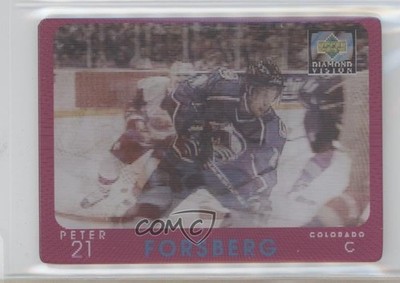 1997-98 Upper Deck Diamond Vision Peter Forsberg #14 HOF 0h7n