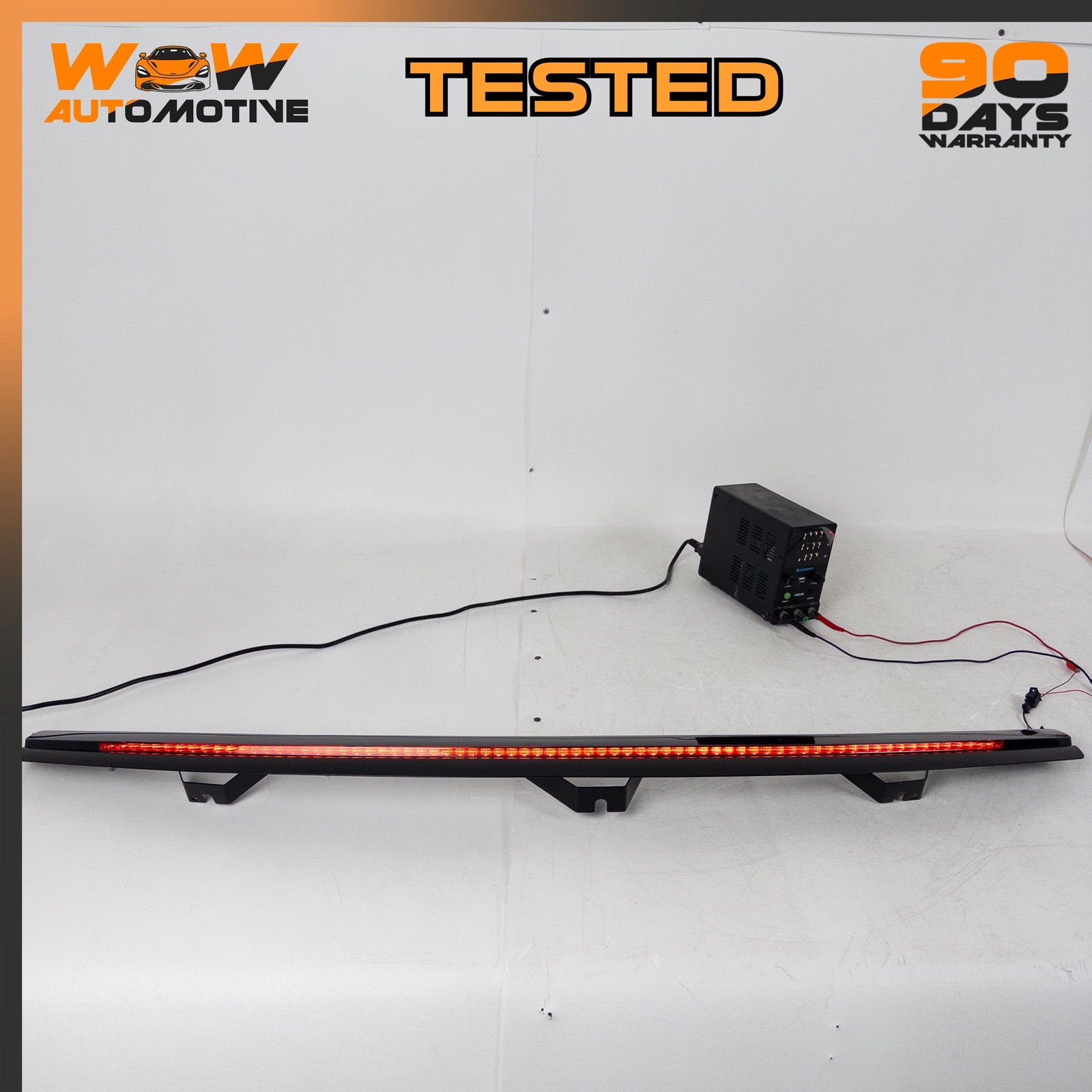 06-19 BENTLEY FLYING SPUR SEDAN REAR THIRD BRAKE STOP LIGHT ASSEMBLY RED OEM 