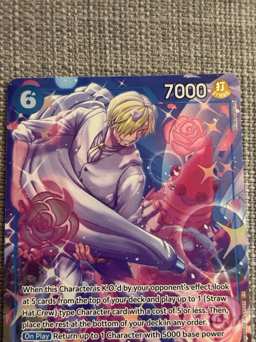 Sanji OP11-051 SR (Alt Art) A Fist of Divine Speed ONE PIECE