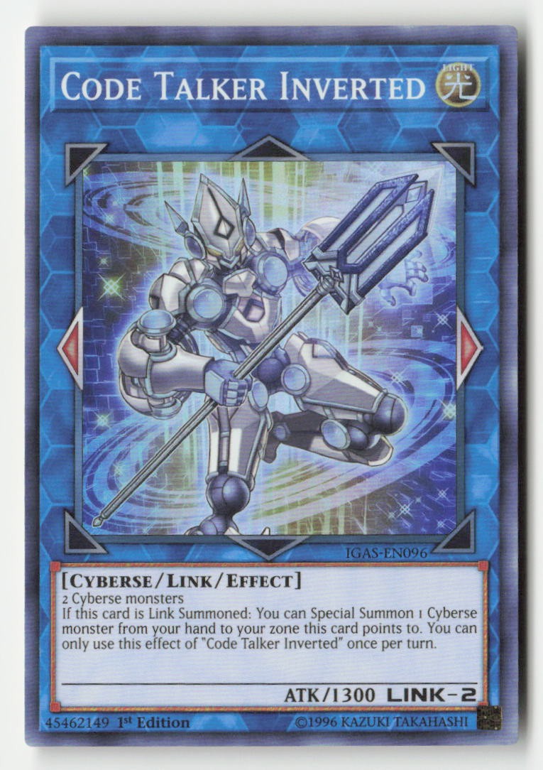 Code Talker Inverted IGAS-EN096 Ignition Assault Yu-Gi-Oh 1st Edition NM