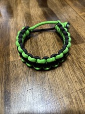 550 Paracord Cobra Weave Bracelet - Mad Max Style - Adjustable.  Made in the USA