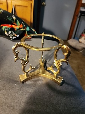 Fenton Heavy Brass  Stand Only for rose bowl or vase 