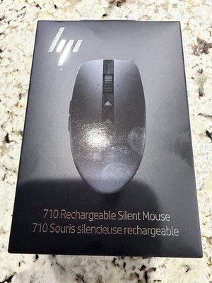 HP 710 Rechargeable Silent Mouse Wireless Bluetooth USB-C Ergonomic BRAND NEW