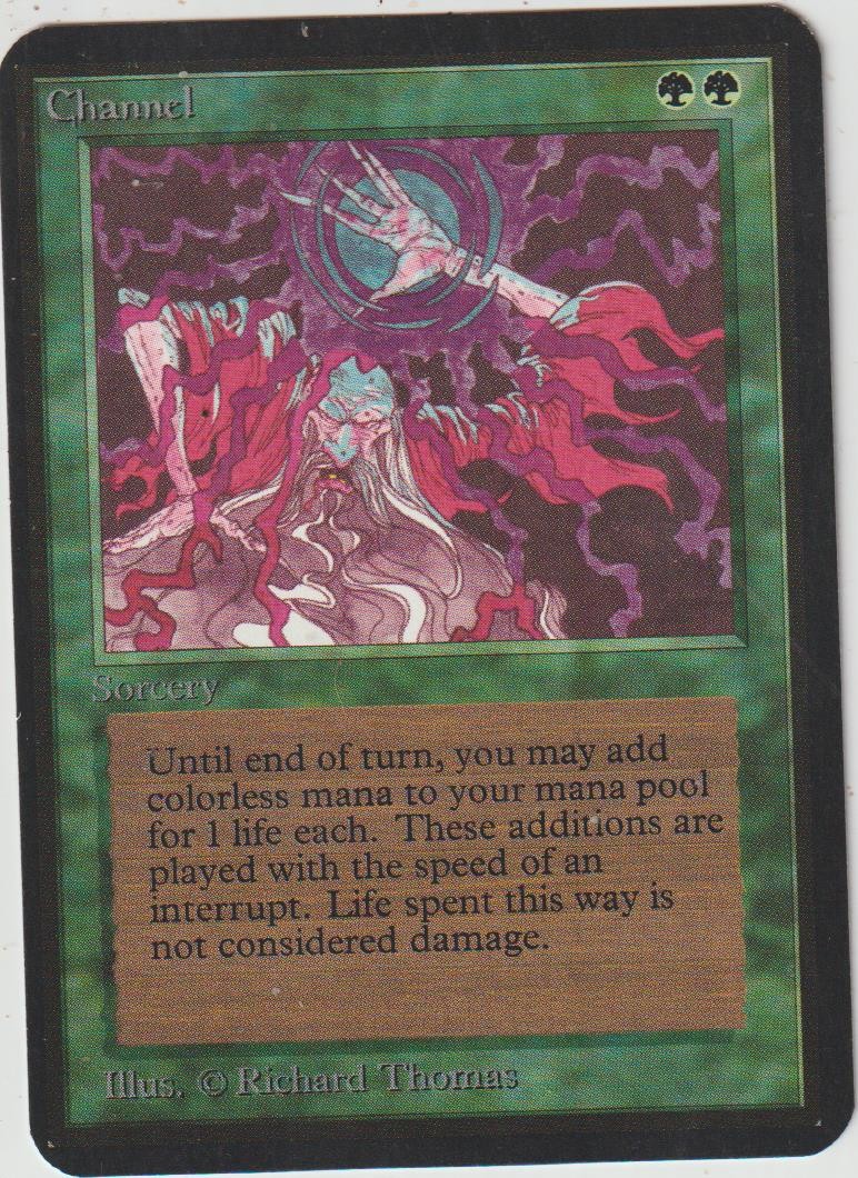 x1 ALPHA Channel MTG ENGLISH 1993 EX-NM Card VINTAGE!