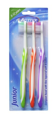 Beauty Formulas Active Oral Care Junior-Zahnbürste (8-12 Jahre) 1 Packung -