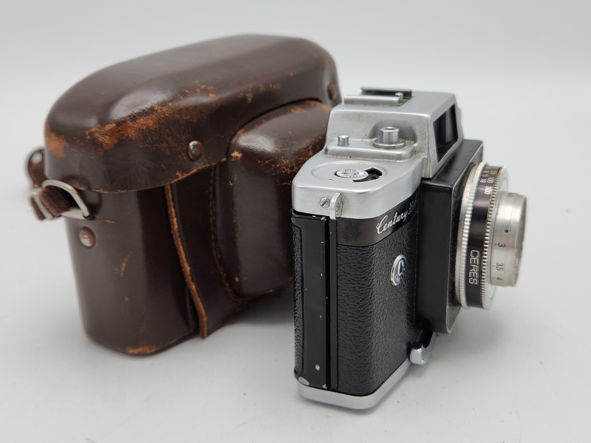 Vintage Graflex Century 35A 35mm Film Camera Kowa Prominor 45mm w