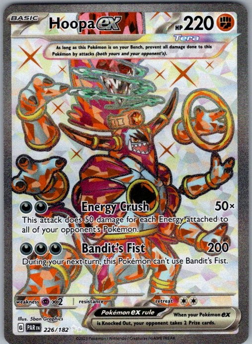 Hoopa ex 226/182 Ultra Rare SV04: Paradox Rift NM | eBay