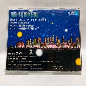 Mega Drive Mega CD Night Striker Japan R6, used, tested, MD game Japan R6