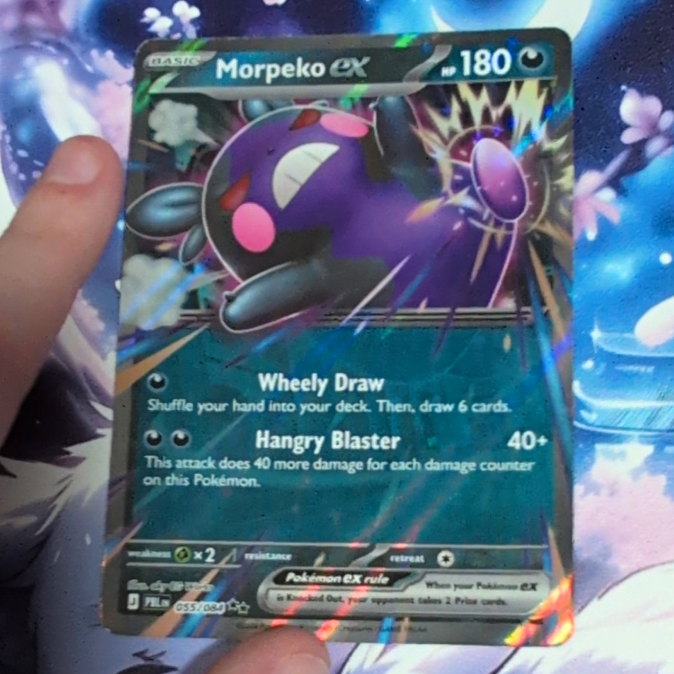 The Pokémon Company Morpeko ex 055/193 Paldea Evolved Holo EN Basic 180HP