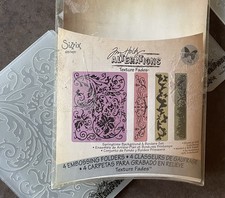 Tim Holtz Sizzix Alterations Texture Fades Embossing Folder.   Springtime  