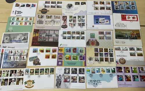 Isle of Man first day covers. Up to 2018. 25 items. CW7