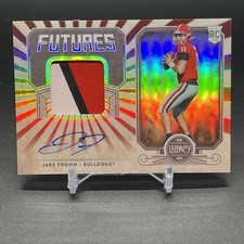 2020 Panini Legacy - Futures Patch Autographs Jake Fromm #FP-JF Gold/75 (AU,