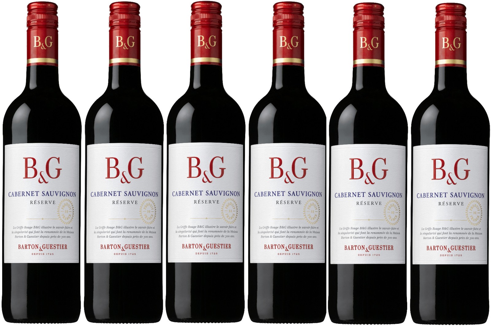 Barton & Guestier Cabernet Sauvignon (6 x 750ml - 12.5%)