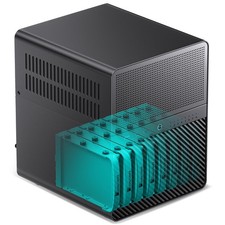 N3 Mini-ITX NAS PC Chassis, ITX Computer Case, 8HHD 1-SSDD isk Bays NAS Mini ...