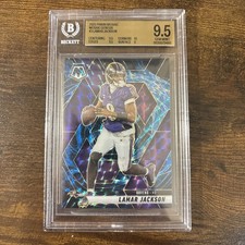 2025 Panini Mosaic Mosaic Genesis #3 Lamar Jackson BGS 9.5