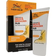 Tiger Balm 1.76 Oz. Neck & Shoulder Rub Pain Reliever T-42101 Tiger Balm T-42101