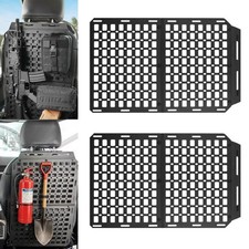 2x Tactical Rigid Molle Panels Seat Back Organizer For Ford F150f250f350f450