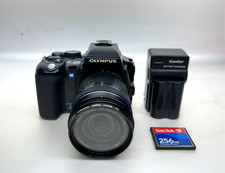Olympus EVOLT E-500 8MP Digital SLR Camera Black W/ 40- 150mm Zoom Lens - Tested