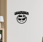 Lowrider Stainless Steel Metal Poster Car Lower Wall Art Decor, Custom Lowrider